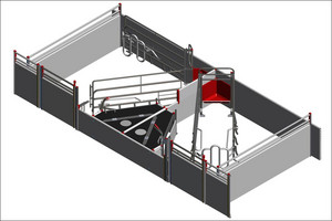 Welsafe farrowing pen for loose sows