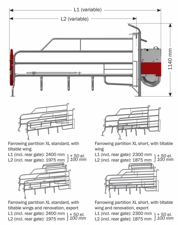 INN-O-CRATE farrowing dimensions